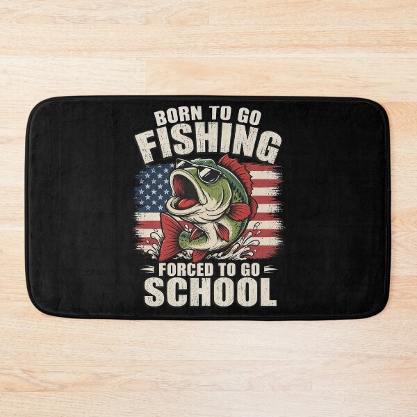 Item preview, Born to Go Fishing Bass Fish Funny Fisherman designed and sold by OlakunleOloroz.