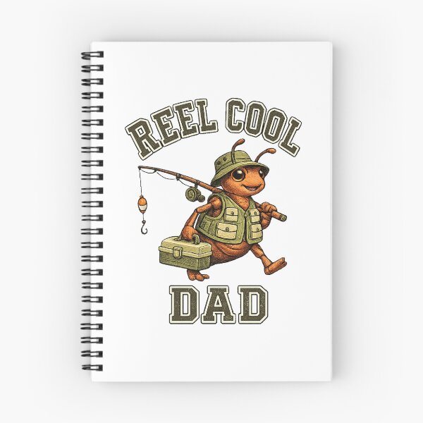 Item preview, Retro Fishing Dad Ant Graphic designed and sold by QuiteOrbit.