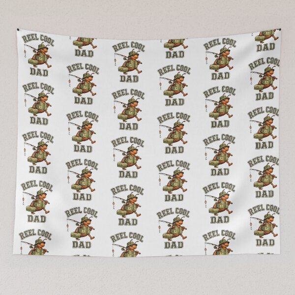 Item preview, Retro Fishing Dad Ant Graphic designed and sold by QuiteOrbit.