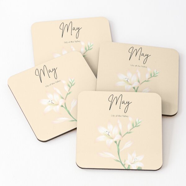 Item preview, May Birth Flower Lily of the Valley Elegant Floral designed and sold by Cozy Moss Studio.
