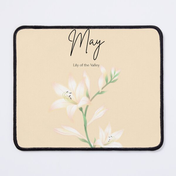 Item preview, May Birth Flower Lily of the Valley Elegant Floral designed and sold by Cozy Moss Studio.