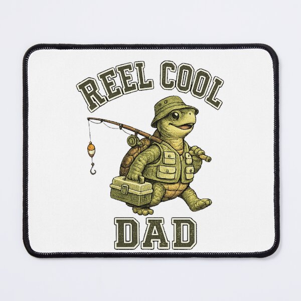 Item preview, Cool Dad turtle Angler Vintage Design designed and sold by QuiteOrbit.