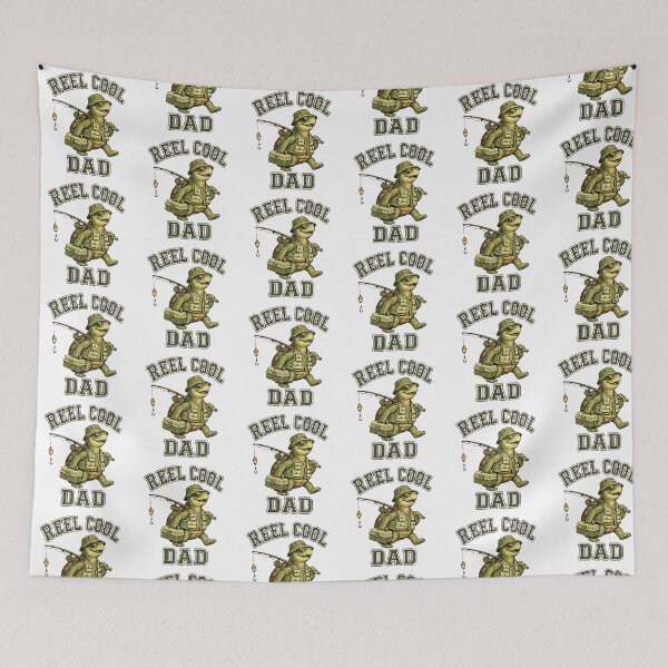 Item preview, Cool Dad turtle Angler Vintage Design designed and sold by QuiteOrbit.