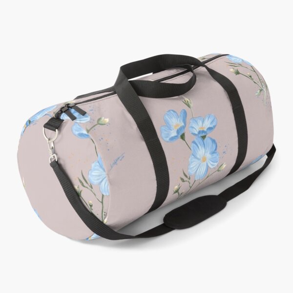 Item preview, Watercolor Blue Flax Flowers Botanical Illustration designed and sold by LafinaArt.
