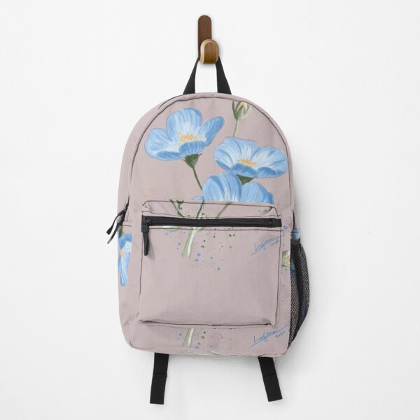 Item preview, Watercolor Blue Flax Flowers Botanical Illustration designed and sold by LafinaArt.