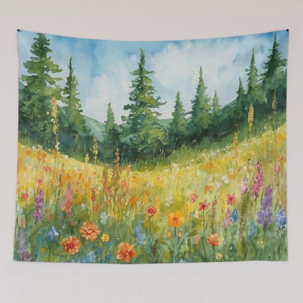 Item preview, Oregon Wildflowers Countryside Summer Art designed and sold by SeaStarAlex.