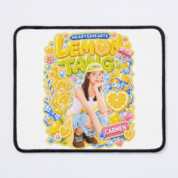 Item preview, Carmen Hearts2Hearts Lemon Tang Dark Beach Pop Art | Merch Collection designed and sold by Valereekmerch.