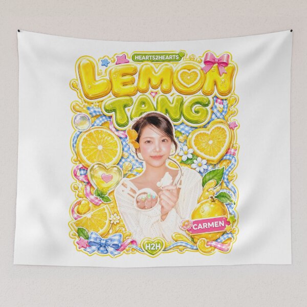 Item preview, Carmen Hearts2Hearts Lemon Tang Neon Wave Graphic | Merch Collection designed and sold by Valereekmerch.