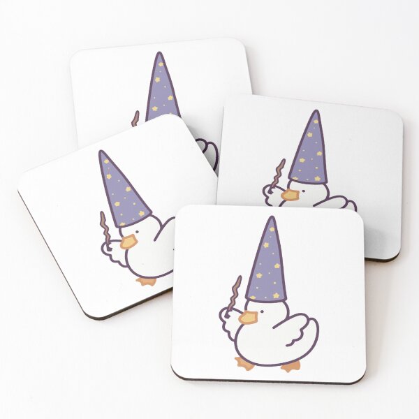 Item preview, Cute Wizard Duck Magical Purple Hat Art designed and sold by MeilCane.