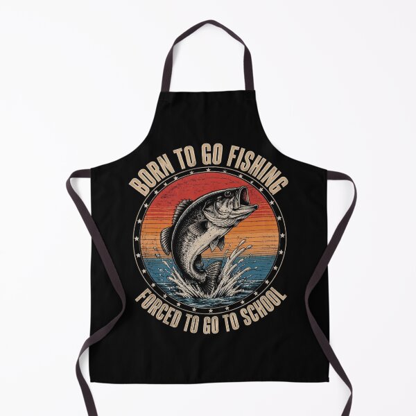 Item preview, Born to Go Fishing Forced to Go to School Funny designed and sold by OlakunleOloroz.