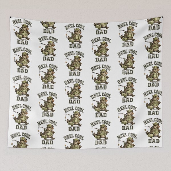 Item preview, Reel Cool Dad Boar Fishing Retro designed and sold by QuiteOrbit.