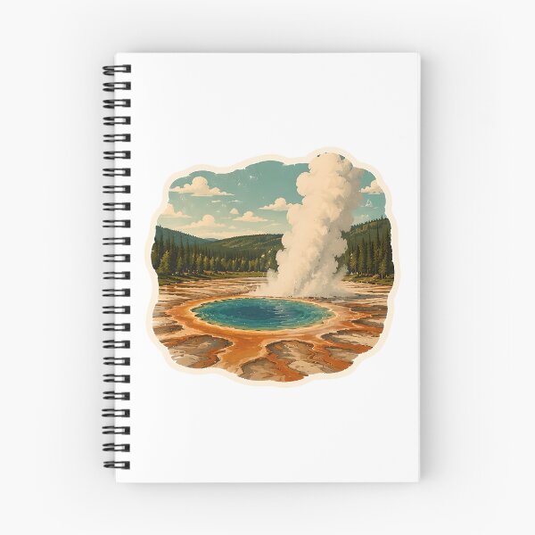 Item preview, Yellowstone National Park Watercolor designed and sold by ChemicalXShop.