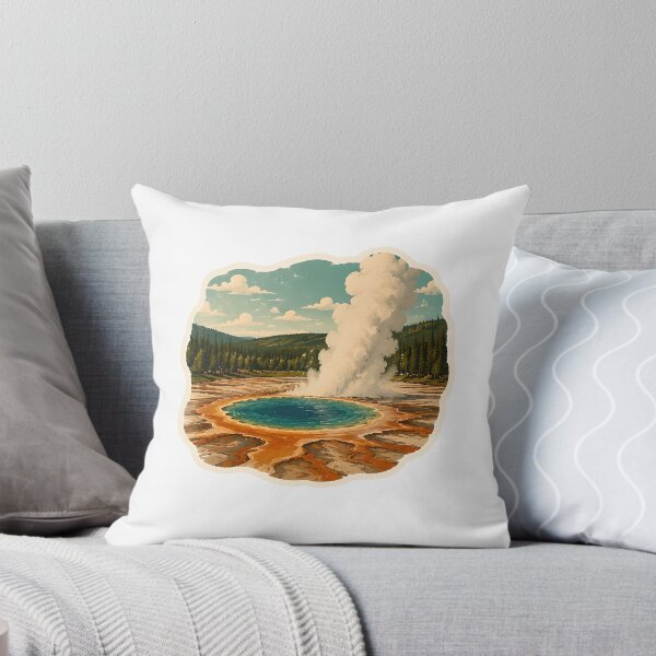 Item preview, Yellowstone National Park Watercolor designed and sold by ChemicalXShop.