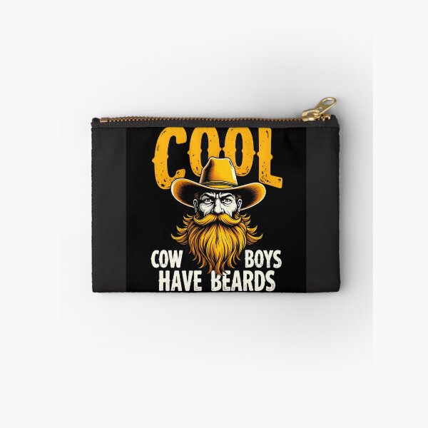 Item preview, Cool Cowboys Have Beards Graphic Poster: Minimalist Western Typography Print designed and sold by Creative-RE.