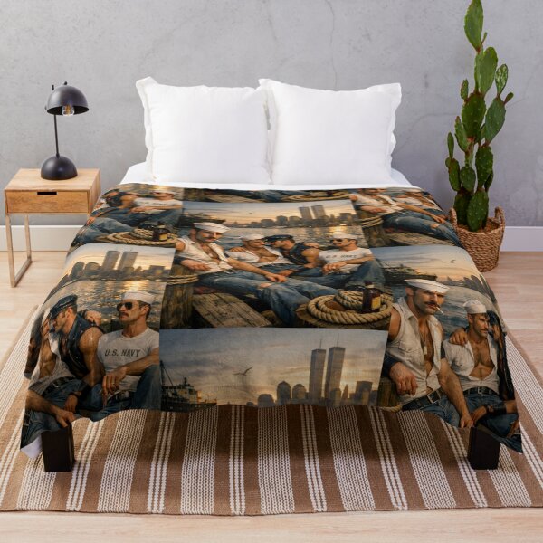 Item preview, 1970's Hudson River Gay Sailors Cruise Hyperrealism Series Gay Art designed and sold by ItsAKinkThing.