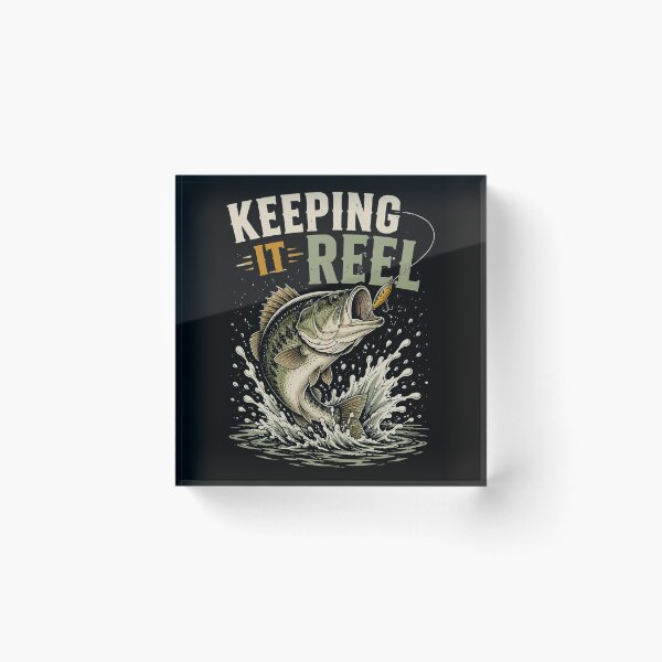 Item preview, Camo Bass Fish Keeping It Reel designed and sold by OlakunleOloroz.