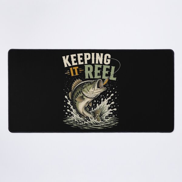 Item preview, Camo Bass Fish Keeping It Reel designed and sold by OlakunleOloroz.