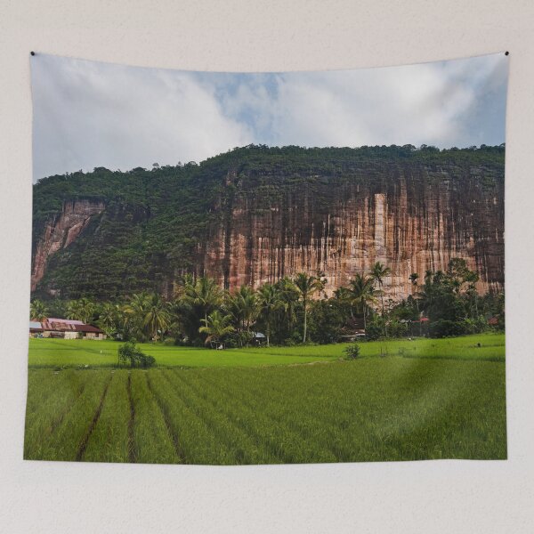 Item preview, Rural serenity facing the Asian stone giant designed and sold by franck380.