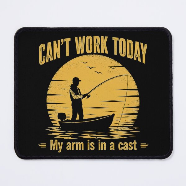 Item preview, Cant Work Today My Arm is in A Cast Fishing Dad Father's Day designed and sold by OlakunleOloroz.