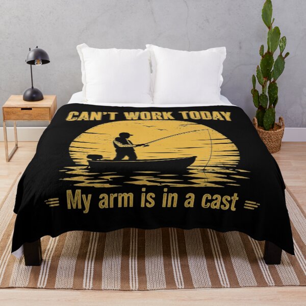 Item preview, Cant Work Today My Arm is in A Cast Fishing Dad Father's Day designed and sold by OlakunleOloroz.