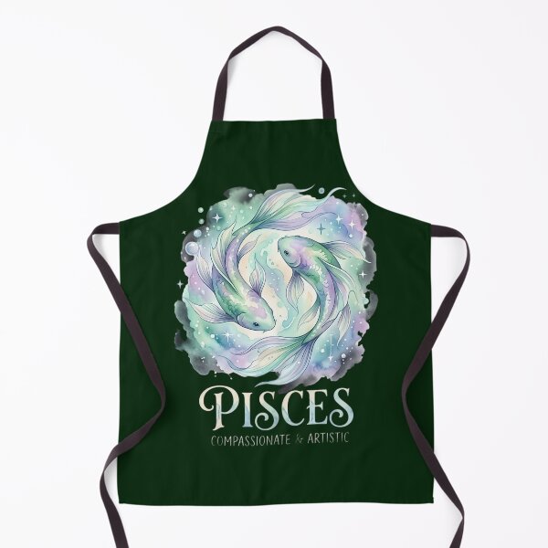 Item preview, Pisces Zodiac Sign Watercolor Art | Compassionate & Artistic | Daily Horoscope Astrology Gift designed and sold by Bhaskar Digital Art.