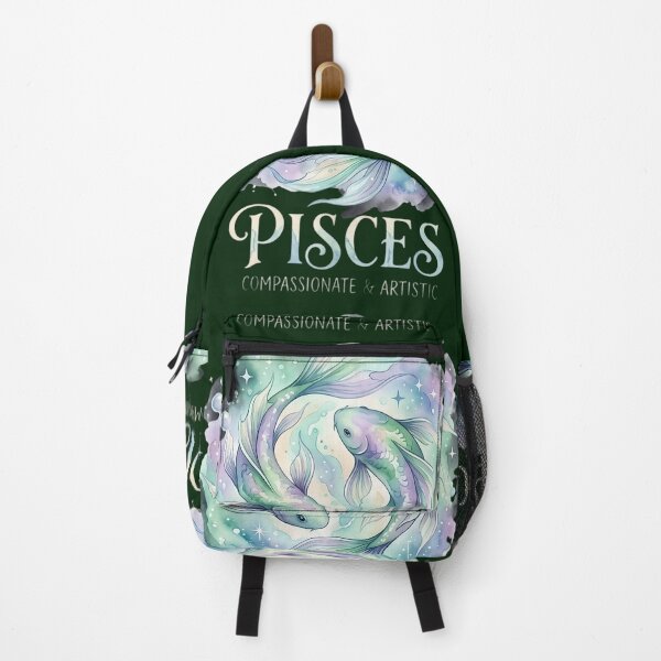 Item preview, Pisces Zodiac Sign Watercolor Art | Compassionate & Artistic | Daily Horoscope Astrology Gift designed and sold by Bhaskar Digital Art.