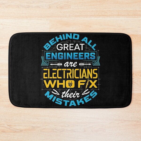 Item preview, Great Engineers Electrician Fix Mistakes Trades designed and sold by CoupleDrawing-J.