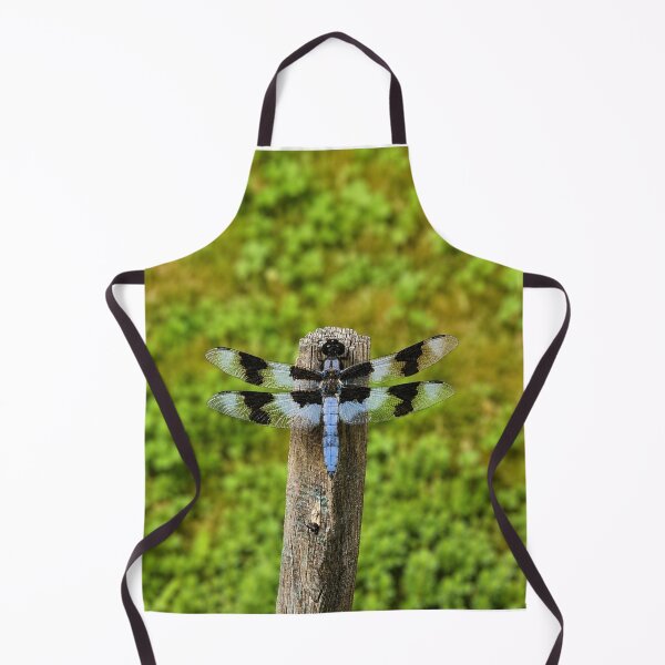 Item preview, Blue Dasher Dragonfly on Weathered Fence Post designed and sold by Swanny's Custom T-shirt and Gift Designs.