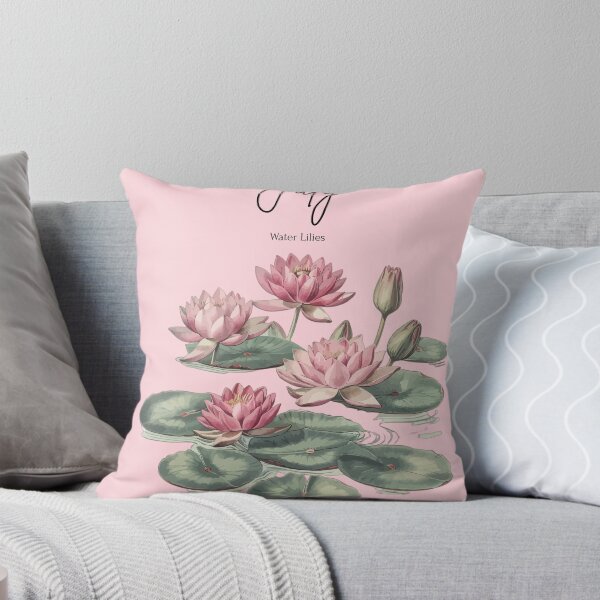 Item preview, July Birth Flower Water Lily Serene Floral Graphic designed and sold by Cozy Moss Studio.