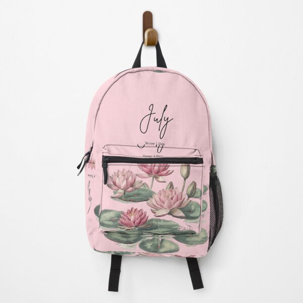 Item preview, July Birth Flower Water Lily Serene Floral Graphic designed and sold by Cozy Moss Studio.