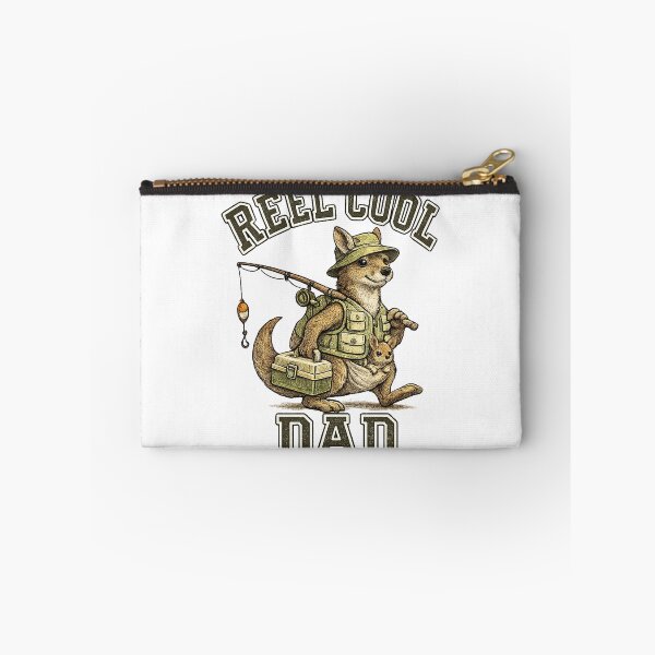 Item preview, Funny kangaroo Fisherman Dad Vintage designed and sold by QuiteOrbit.