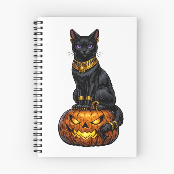 Item preview, Black Cat Decked Out For Halloween designed and sold by susiecc.