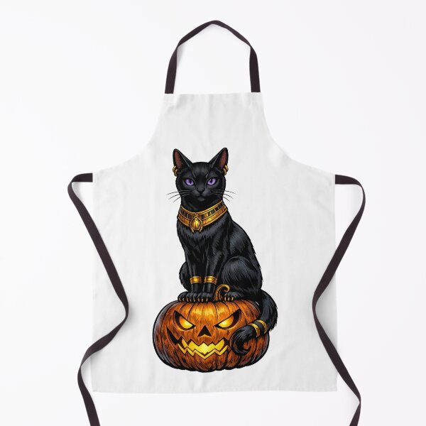 Item preview, Black Cat Decked Out For Halloween designed and sold by susiecc.