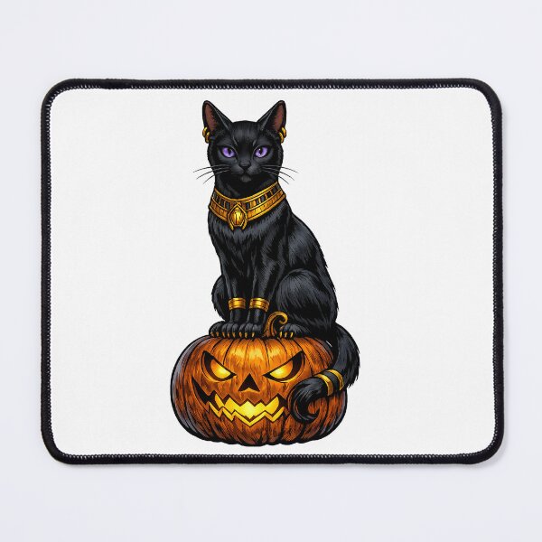 Item preview, Black Cat Decked Out For Halloween designed and sold by susiecc.