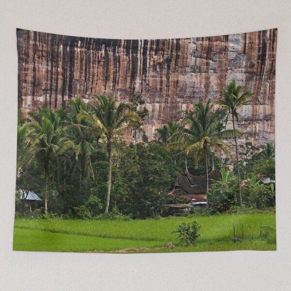 Item preview, Rural serenity facing the Asian stone giant designed and sold by franck380.