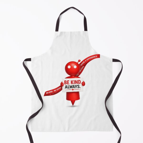 Item preview, Be Kind Always Red Robot T-Shirt | Cute 3D Inspirational PNG Design designed and sold by Saeed Ahmad.