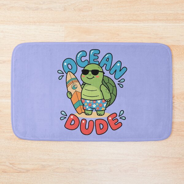 Item preview, Ocean Dude – Cute Surf Turtle Design designed and sold by Sea Gem.