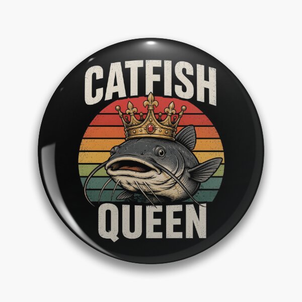 Item preview, Catfish Queen Fishing for Anglers and Fish Fans designed and sold by OlakunleOloroz.