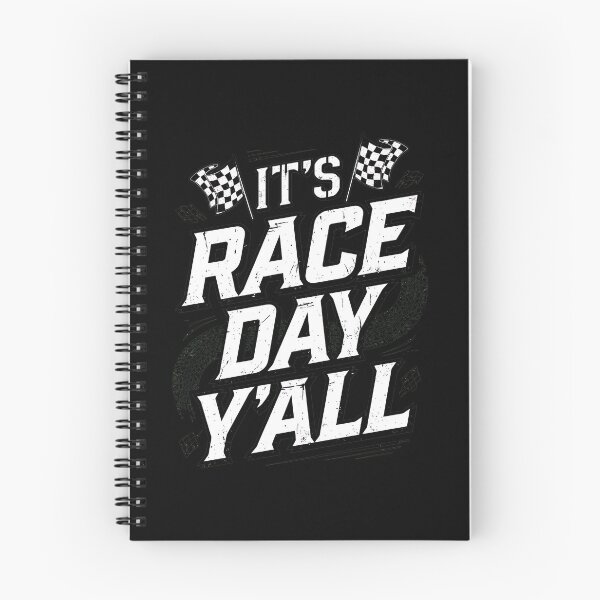 Item preview, It_s Race Day Y_all Dirt Track Racing Checkered Flag designed and sold by Honest-Weirdo.