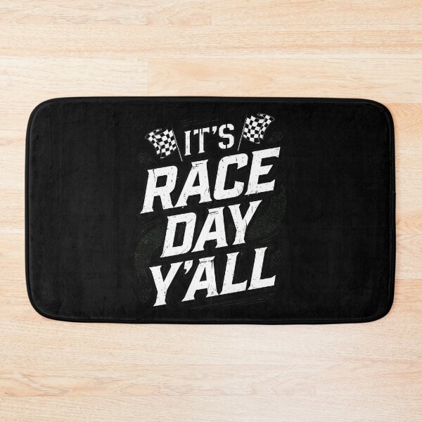 Item preview, It_s Race Day Y_all Dirt Track Racing Checkered Flag designed and sold by Honest-Weirdo.