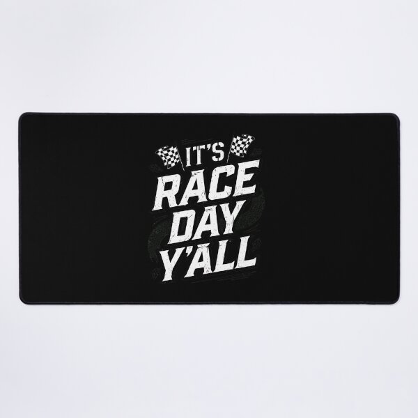 Item preview, It_s Race Day Y_all Dirt Track Racing Checkered Flag designed and sold by Honest-Weirdo.