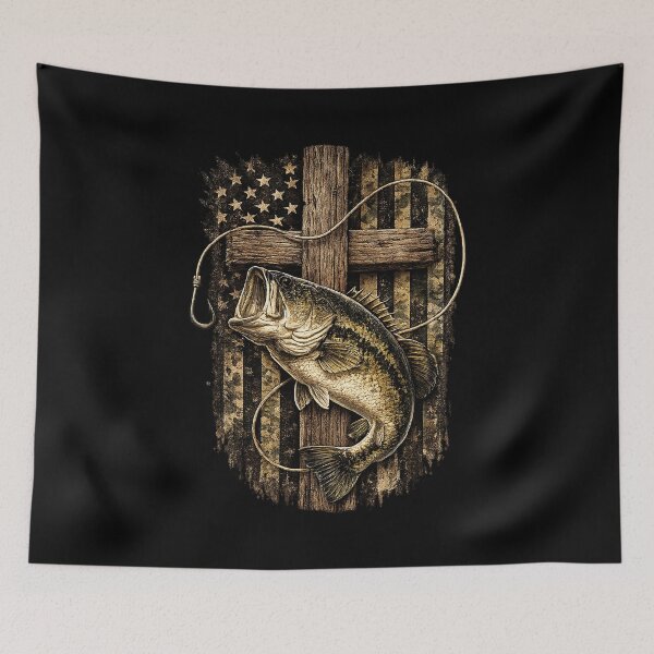 Item preview, Christian Bass Fishing designed and sold by OlakunleOloroz.