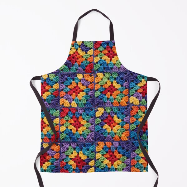 Item preview, Rainbow Granny Square Crochet Colorful Blanket Pattern designed and sold by LuisWorks.