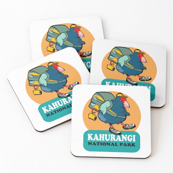 Item preview, Kahurangi National Park takahe hiker  designed and sold by Al Benge - NZ & Australian Art.