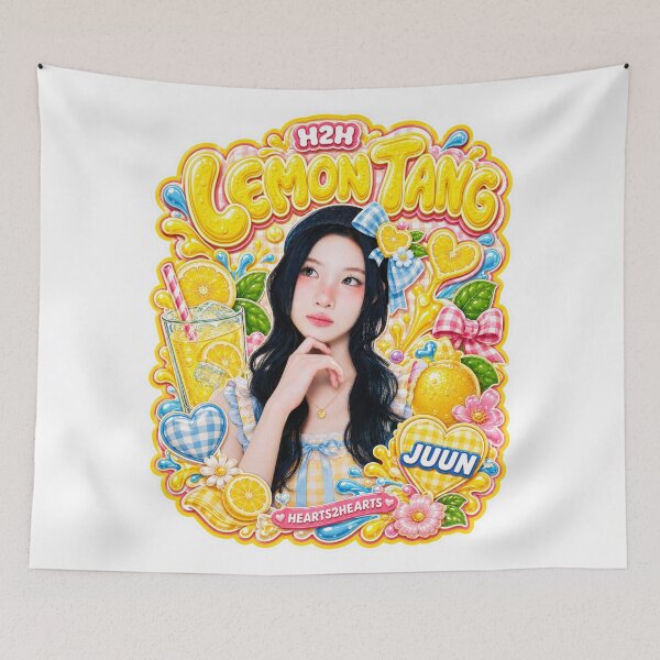 Item preview, Juun Hearts2Hearts Lemon Tang Cyber Coastal Visual | Merch Collection designed and sold by Valereekmerch.