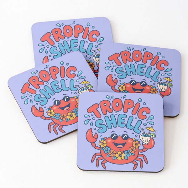 Item preview, Tropic Shell – Cute Tropical Crab Design designed and sold by Sea Gem.