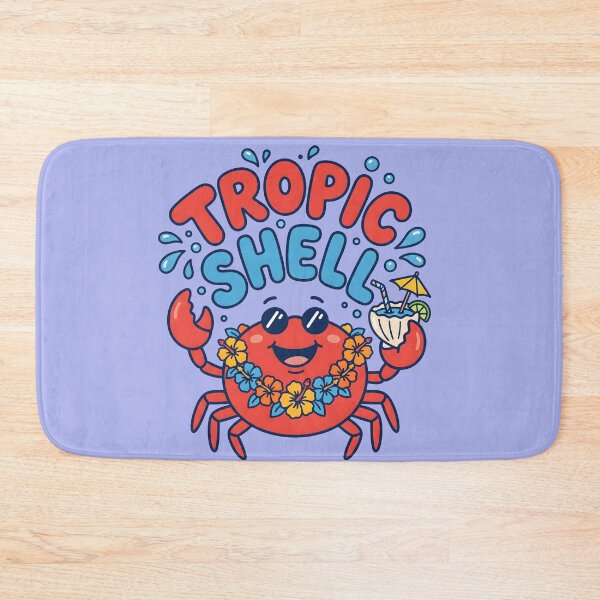 Item preview, Tropic Shell – Cute Tropical Crab Design designed and sold by Sea Gem.