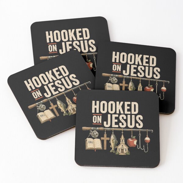 Item preview, Christian Faith Fishing Hooked On Jesus designed and sold by OlakunleOloroz.