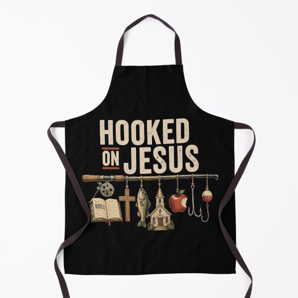 Item preview, Christian Faith Fishing Hooked On Jesus designed and sold by OlakunleOloroz.
