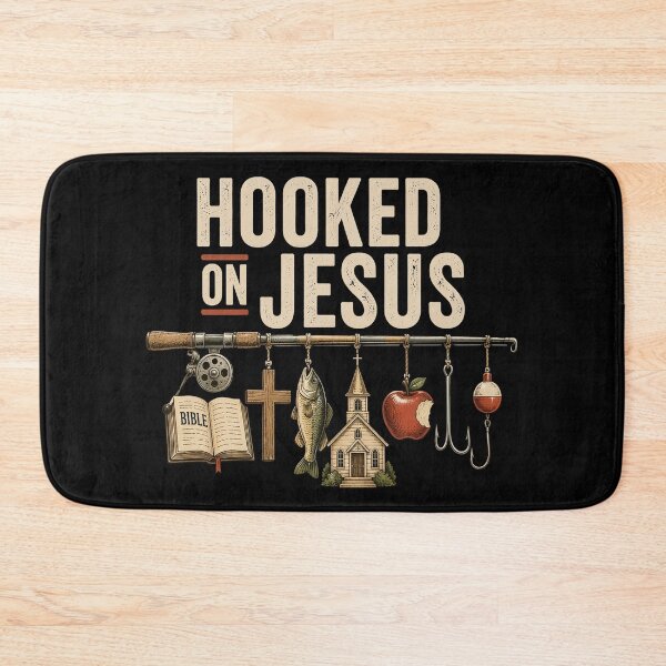 Item preview, Christian Faith Fishing Hooked On Jesus designed and sold by OlakunleOloroz.